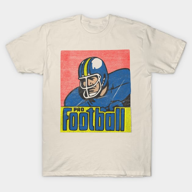 Retro Vintage American Football Player T-Shirt by RCDBerlin